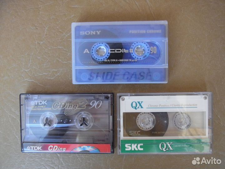 Аудиокассеты новые хром неписанные
