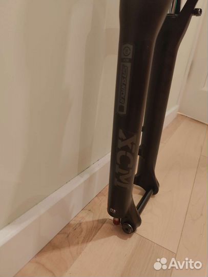 Вилка suntour 27.5 100 mm boost и педали raceface