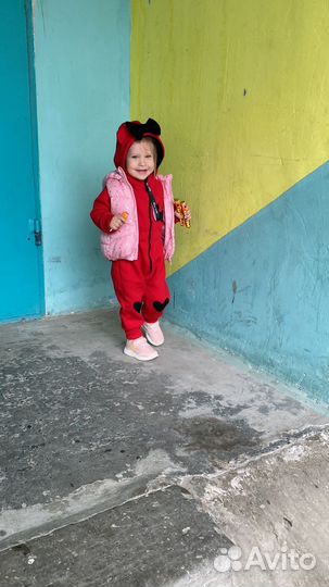 Флисовый комбинезон 92