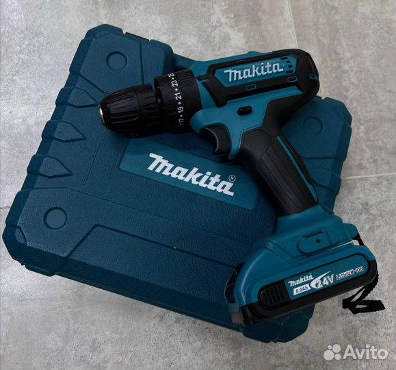 Аккумуляторная дрель шуруповёрт Makita