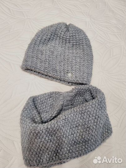 Комплект шапка и снуд
