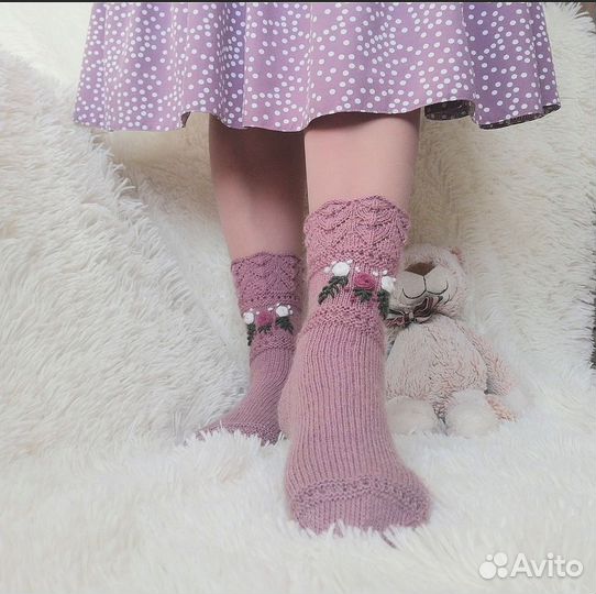 Носки вязаные