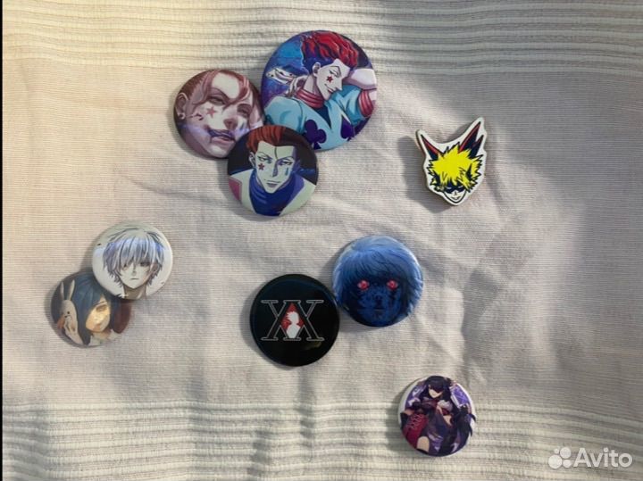 Значки с аниме