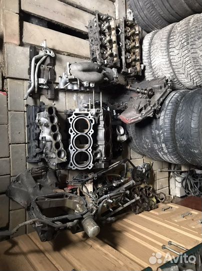 Двигатель в разоброном состояни nissan teana j31