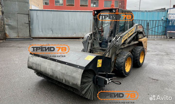 Коммунальные щетки для мини-погрузчика (гид.) 1800х800