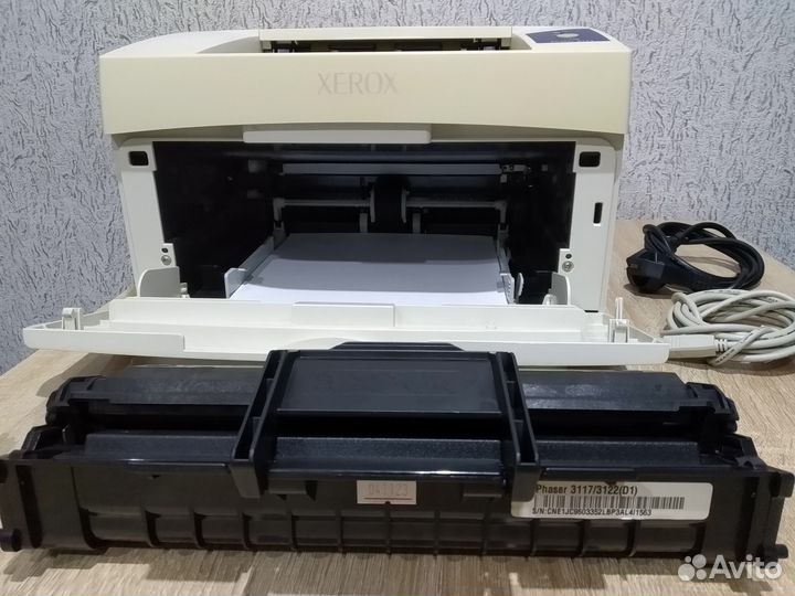 Лазерный принтер Xerox Phaser 3117 без чипа