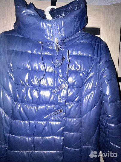 Пальто куртка стеганое зимние женское 44-46