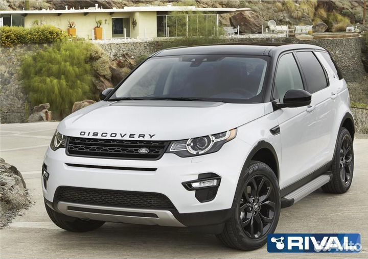 Пороги, подножки Silver (комплект) Land Rover Disc