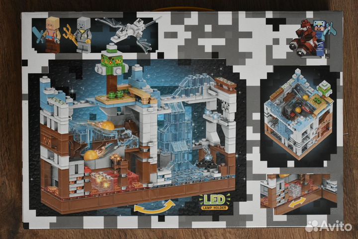 Новый конструктор майнкрафт Крепость, аналог lego