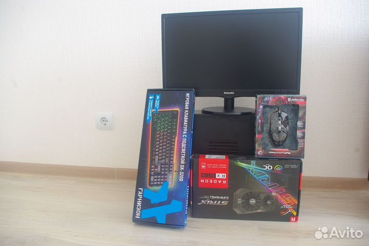 Игровой комп. Intel Core i5,16Gb,RX578, 22”