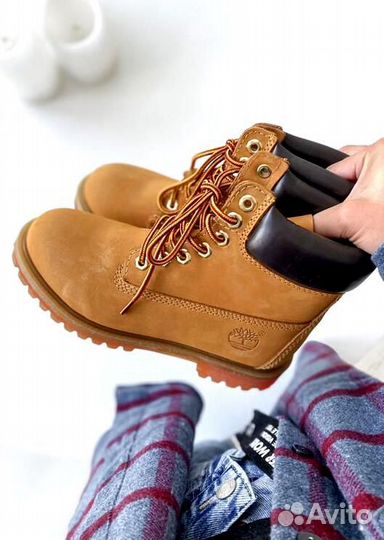 Ботинки Женские Timberland 6 Inch yellow (Арт.4207)