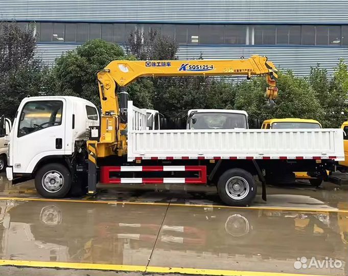 Isuzu Elf с КМУ, 2024