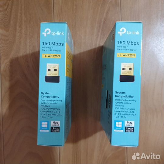 Wi-Fi адаптер TP-link TL-WN725N USB 2.0