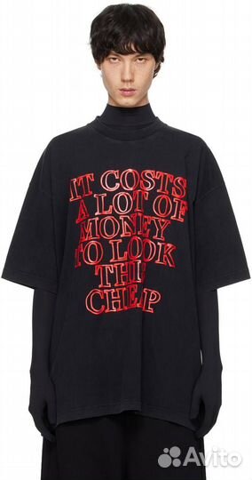 Vetements футболка оверсайз