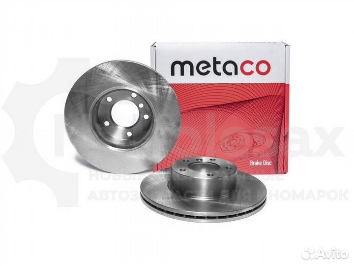 Диск тормозной передний вентилируемый Metaco 3050