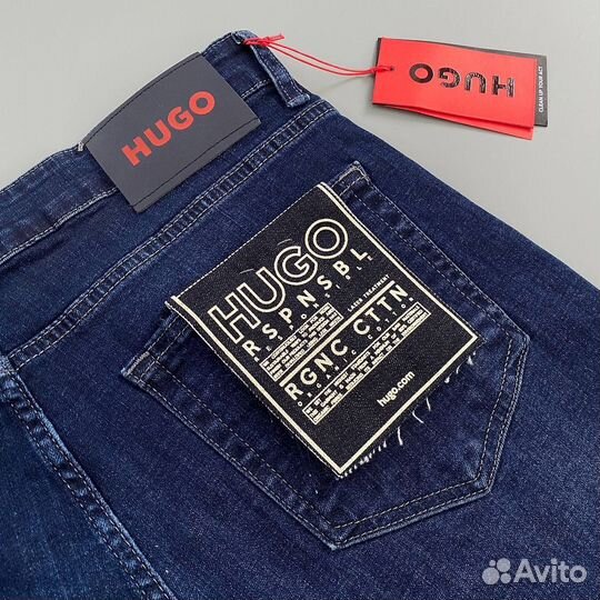 Мужские джинсы Hugo boss синие