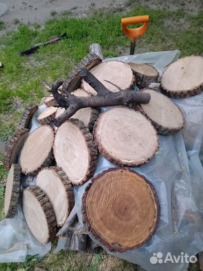 Спил дуб 30см*3-4см