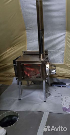 Печь для зимней палатки