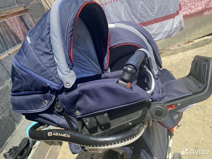 Коляска adamex 3 в 1 состояние хорошее