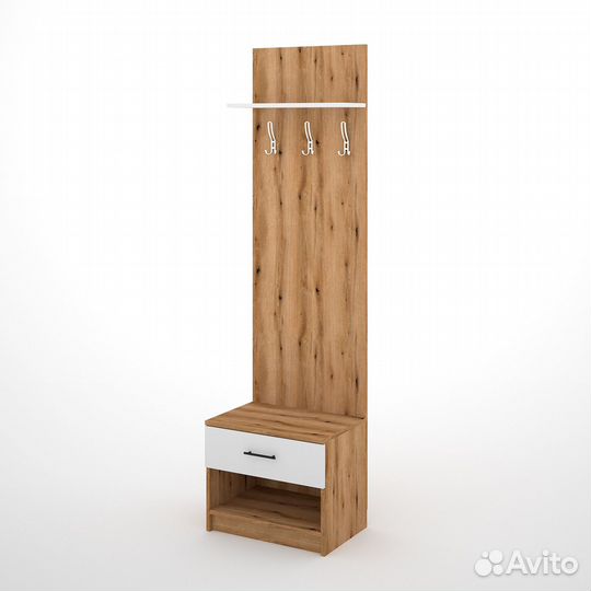 Прихожая Алст-400ne дуб эвок прибрежный шкаф на за