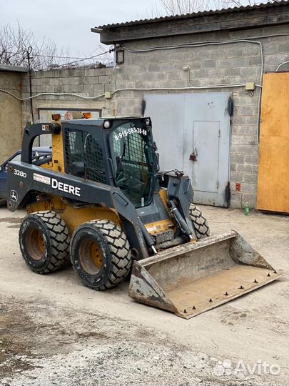 Мини-погрузчик John Deere 328D, 2012