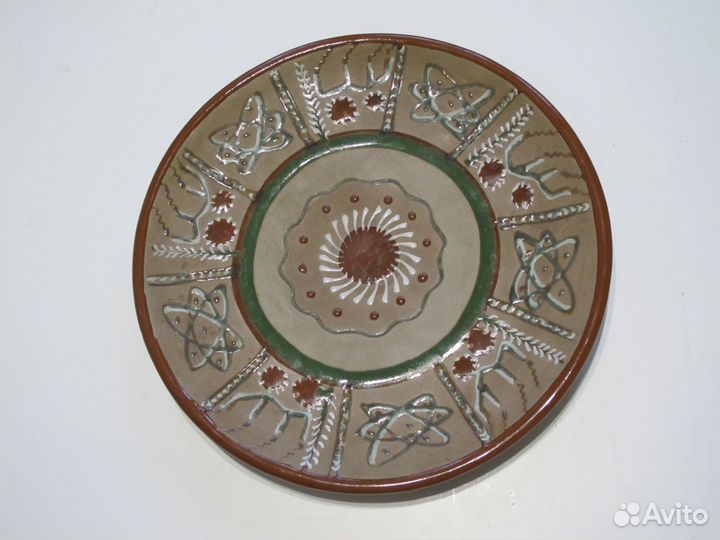 Блюдо СССР и Декоративная Тарелка Туркмения