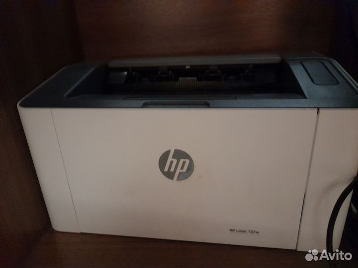 Лазерный принтер HP 107w прошит заправлен