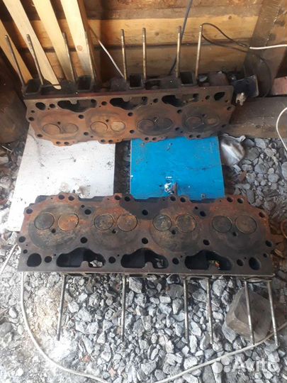 Головка блока цилиндров на Хино F17E профия