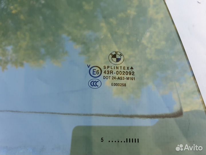 Заднее правое стекло BMW e61 тонировка (S761A)
