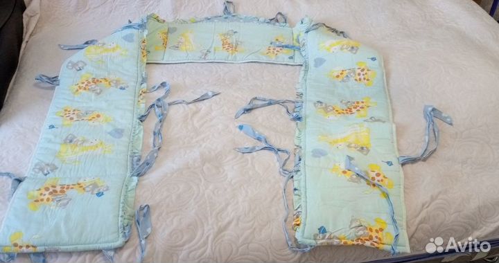 Бортики в детскую кроватку