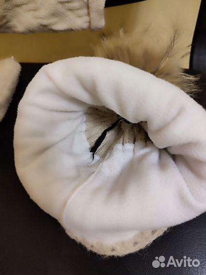 Набор снуд, шапка, варежки