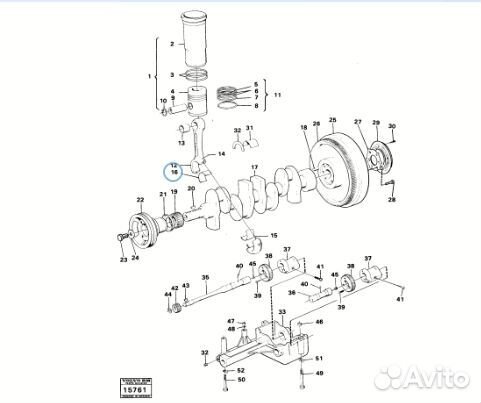 Вкладыши шатунные STD VOE412665 / 412665