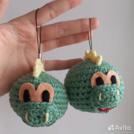 Елочная игрушка дракон