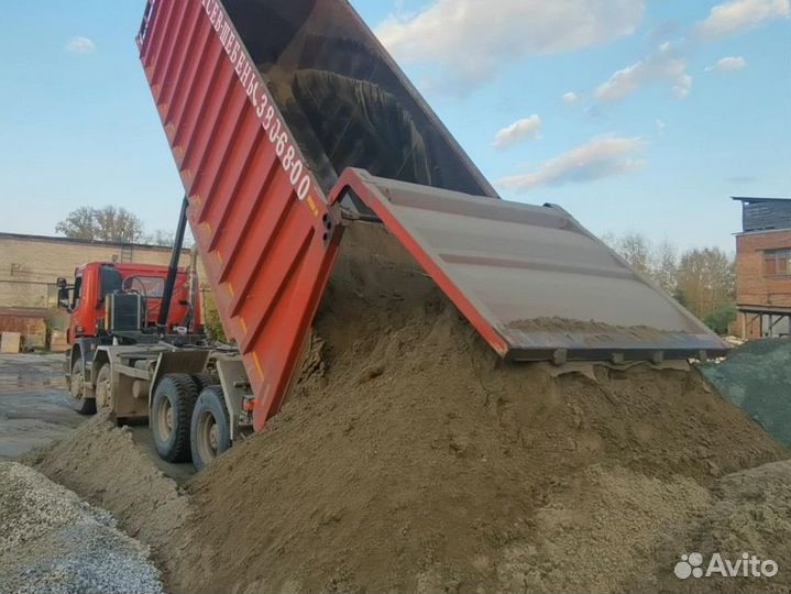 Песок с доставкой от 35 тонн