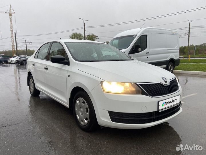 Skoda Rapid 1.6 МТ, 2017, 103 268 км