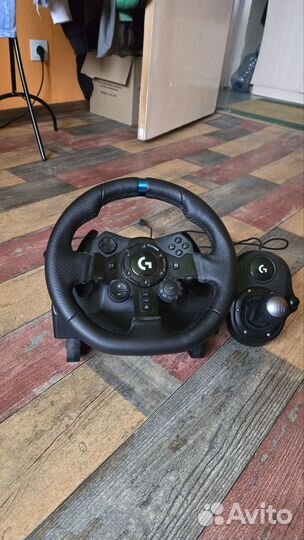 Игровой руль logitech g923 с кпп