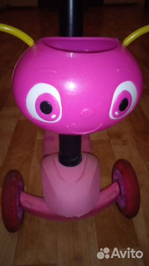 Самокат детский трехколесный с сиденьем