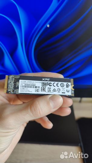 Ssd m2 nvme adata gammix s11 pro 512gb