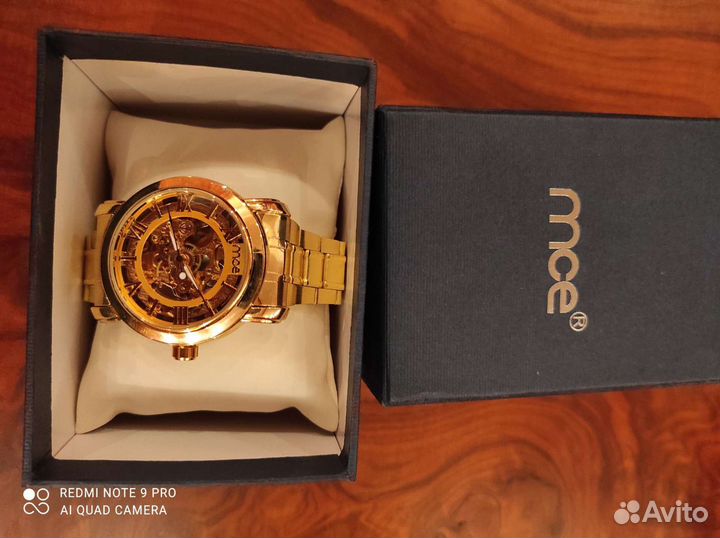 Часы новые. механика mce. скелетоны