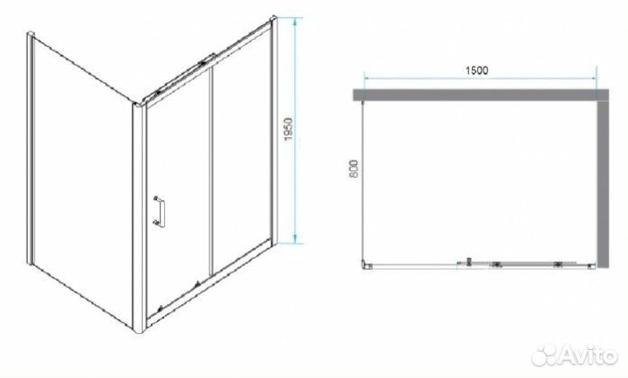 Душевой уголок RGW Passage PA-74 150x80