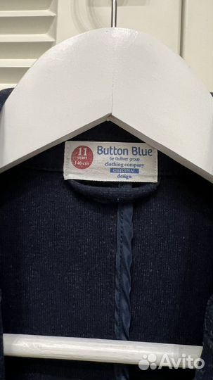 Пиджак на мальчика 146 Button Blue