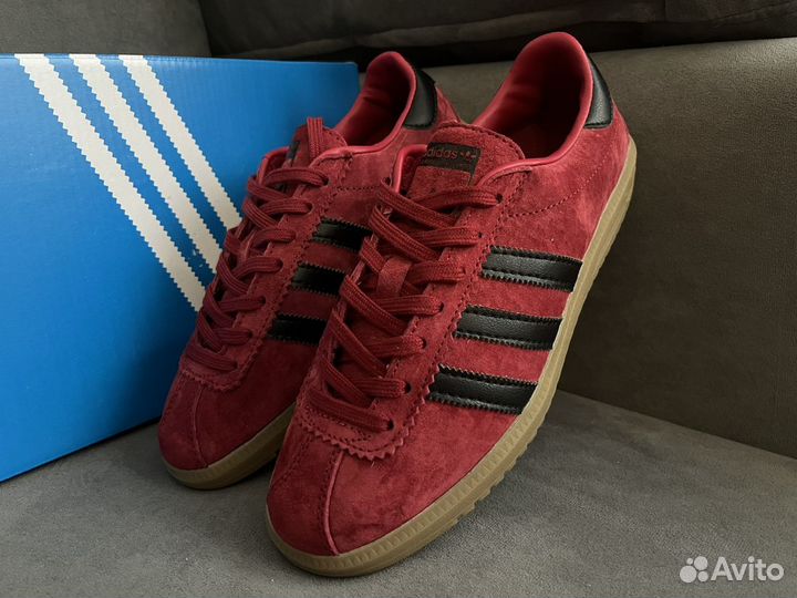 Кроссовки adidas bermuda burgundy