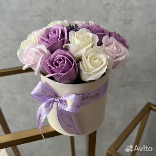 Букет цветов из мыла