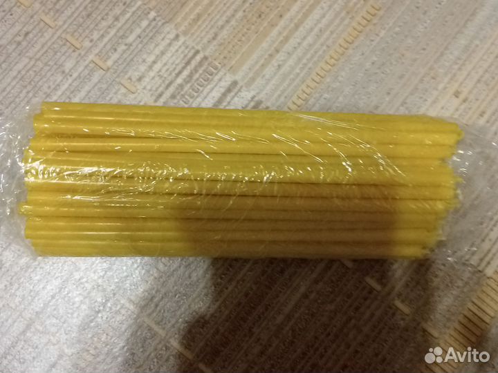 Свечи восковые цветные