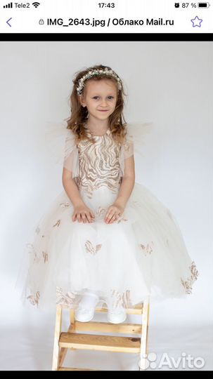 Платье на выпускной в детский сад 116
