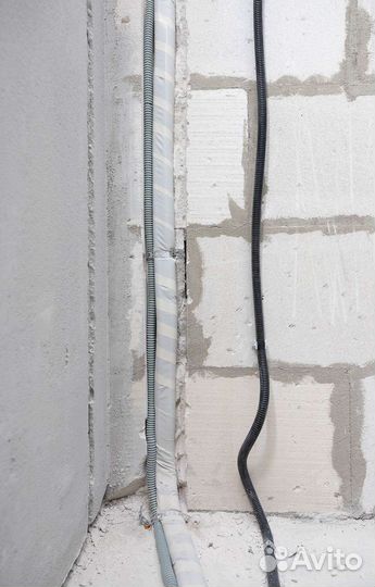 Установка кондиционеров (закладка трассы)