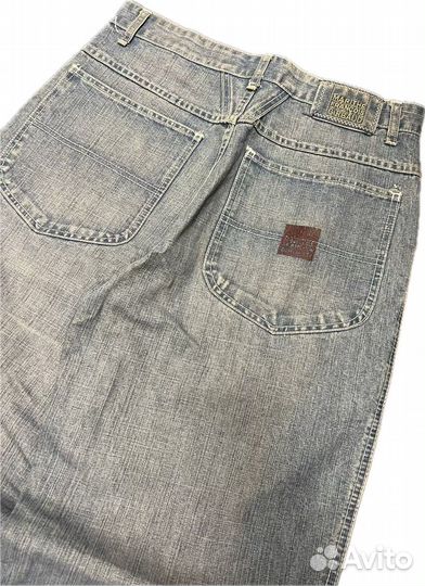 Широкие джинсы M+FG ecko adio tribal ed hardy