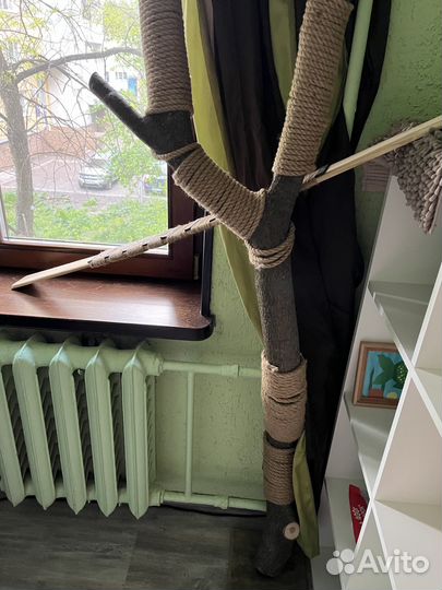 Дерево - когтеточка для кошки