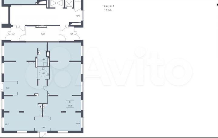 Угол корпус 2.1 Пригород Лесное, 219 м²
