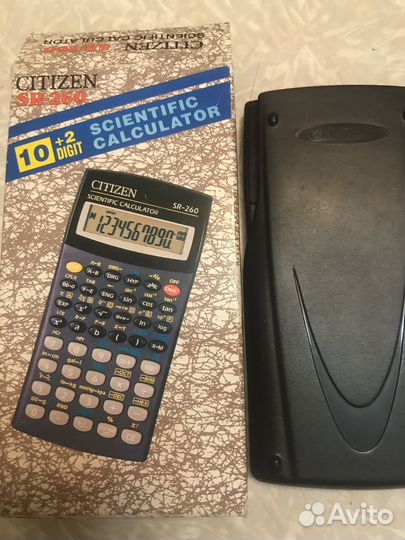 Научный калькулятор citizen SR260 для ЕГЭ